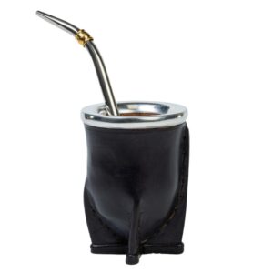 Mate camionero algarrobo con bombilla