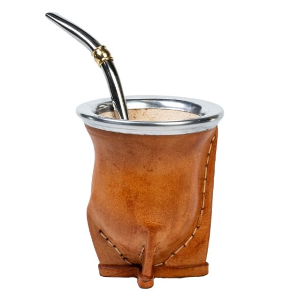 Mate camionero calabaza con bombilla