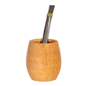 Mate barril para pintar con bombilla