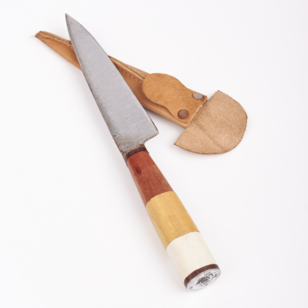 Cuchillo artesanal 14 CM I acero al carbono - Imagen 7