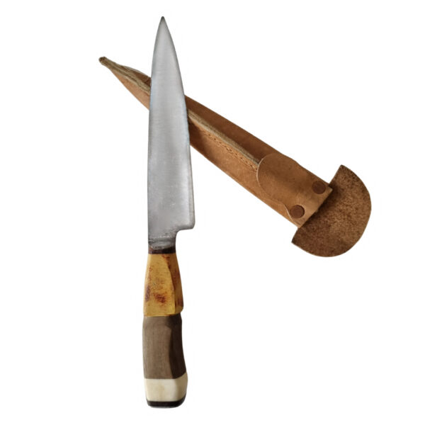 Cuchillo artesanal 14 CM I acero al carbono - Imagen 8