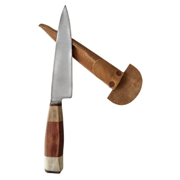Cuchillo artesanal 14 CM I acero al carbono - Imagen 9