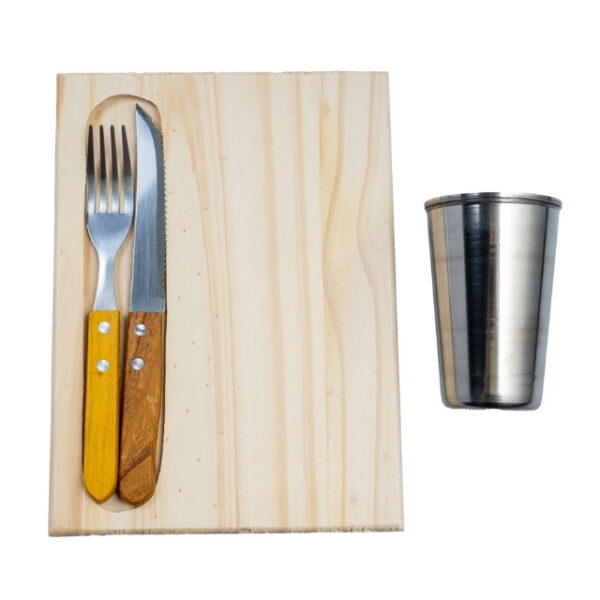 Set de asado rectangular cruz - Imagen 3