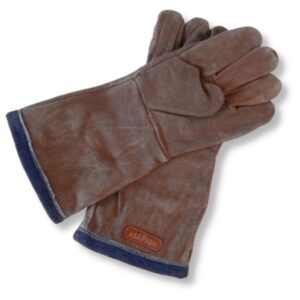 Guantes de cuero para barbacoa