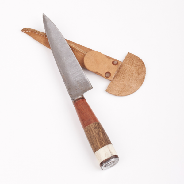 Cuchillo artesanal 14 CM I acero al carbono - Imagen 5