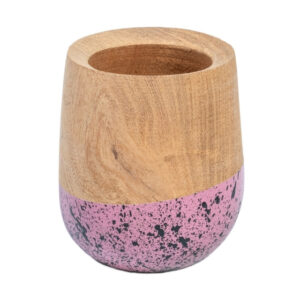 Mate de algarrobo perita salpicado