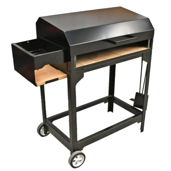 Barbacoa Parrillero rodante con tapa sin madera - Imagen 2