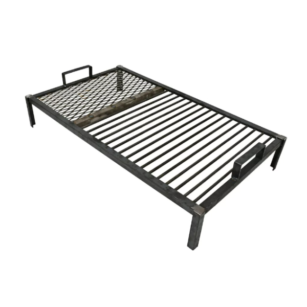 Barbacoa Parrillero rodante con tapa y madera - Imagen 4