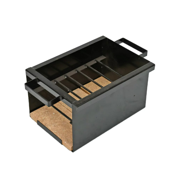 Barbacoa Parrillero rodante con tapa y madera - Imagen 6