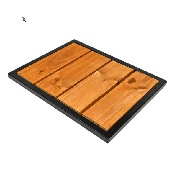 Barbacoa Parrillero rodante con tapa y madera - Imagen 12